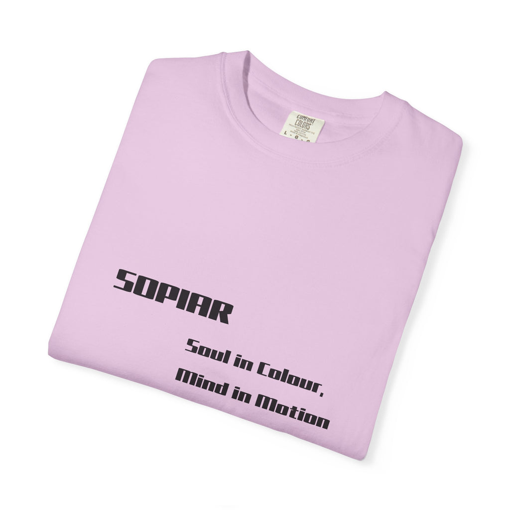 Sopiar 'Soul in Colour, Filled in Motion' Graphic T-Shirt