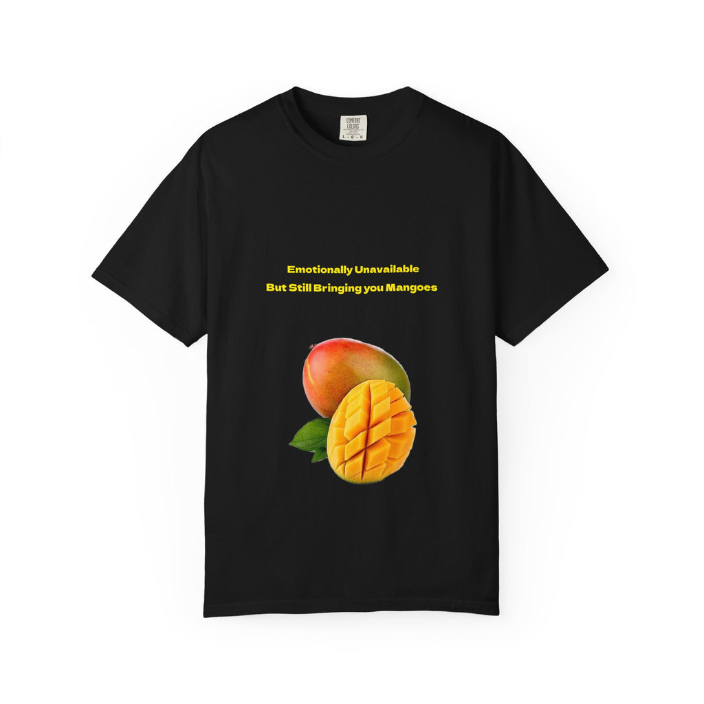 Mango Fruit Graphic T-Shirt — Tropical Sliced Mango Tee