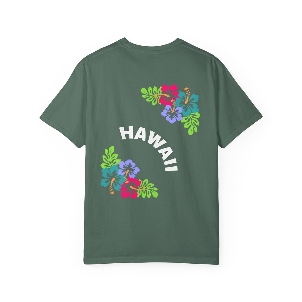 Hawaii Floral T-Shirt — Tropical Hibiscus Graphic Tee