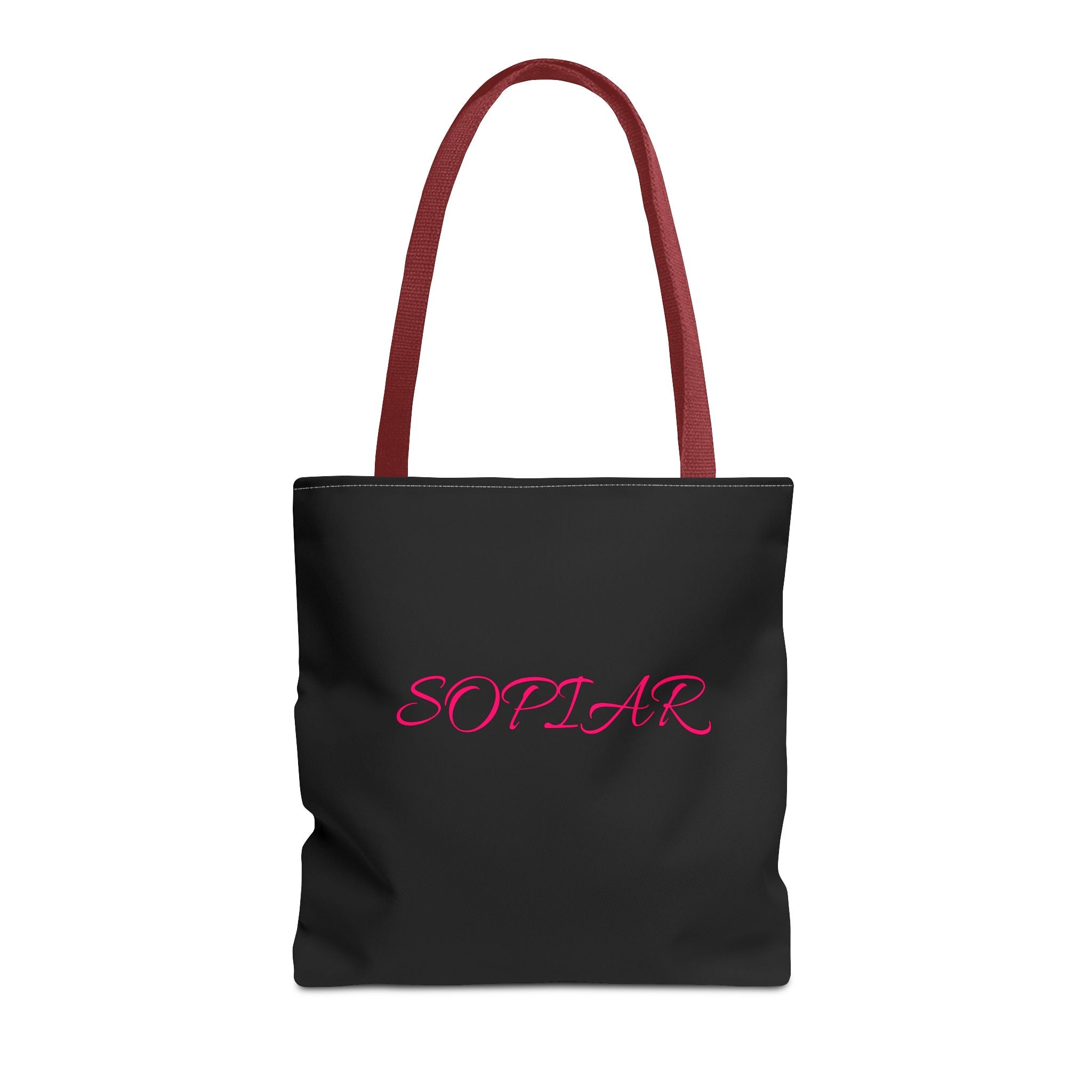 Personalized Script Name Tote Bag — Custom 'SOPHAR' Monogram Canvas Tote