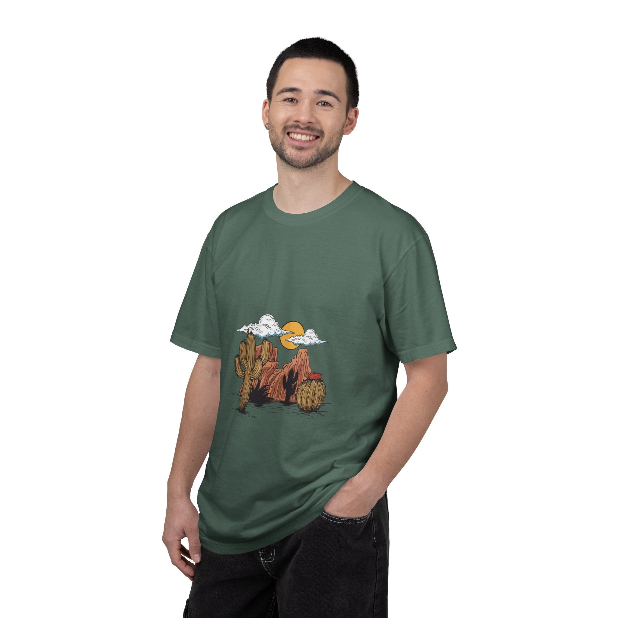 Desert Sunset Tee – Cactus & Mesa Graphic T-Shirt