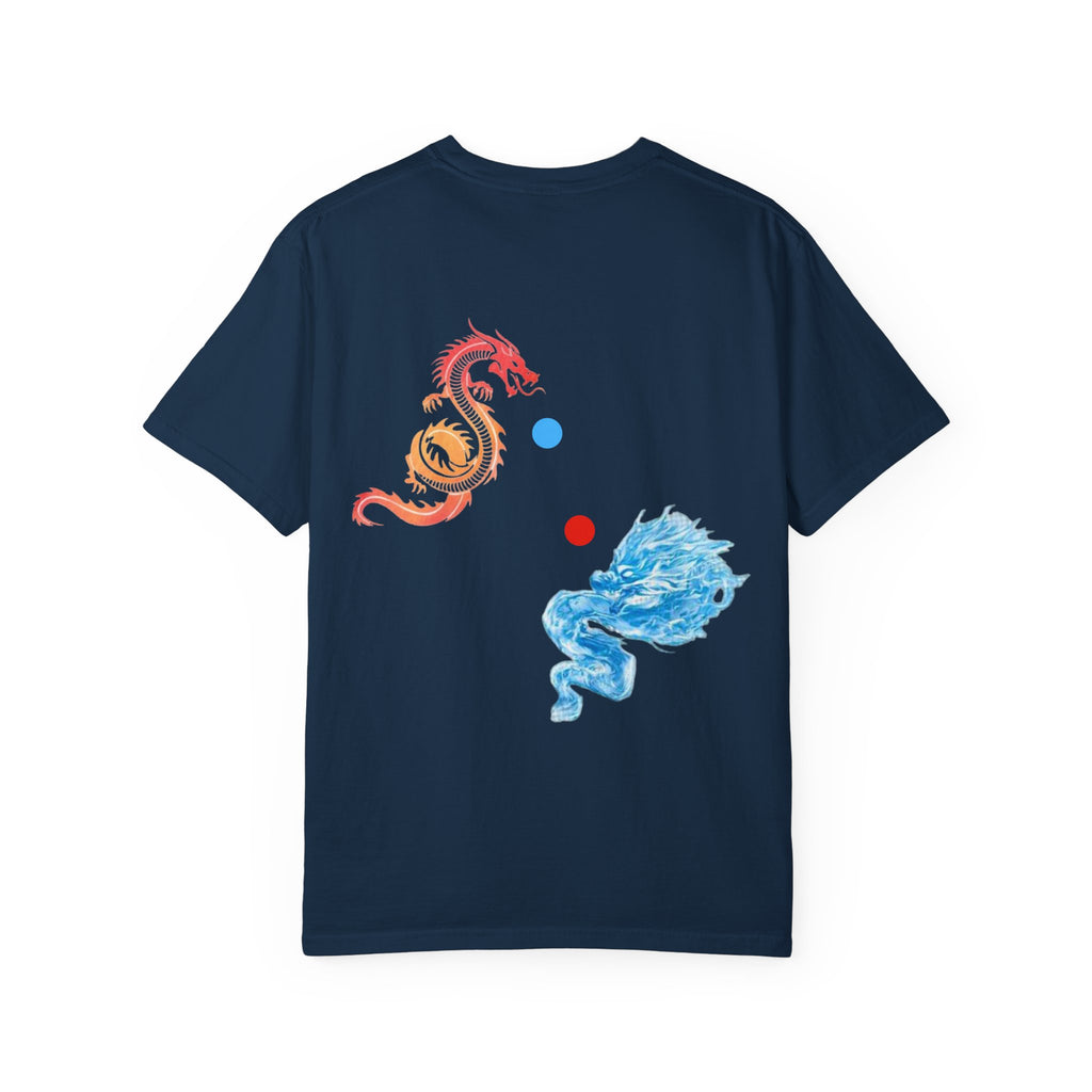 Dragon Yin-Yang T-Shirt — Fire & Water Back Print