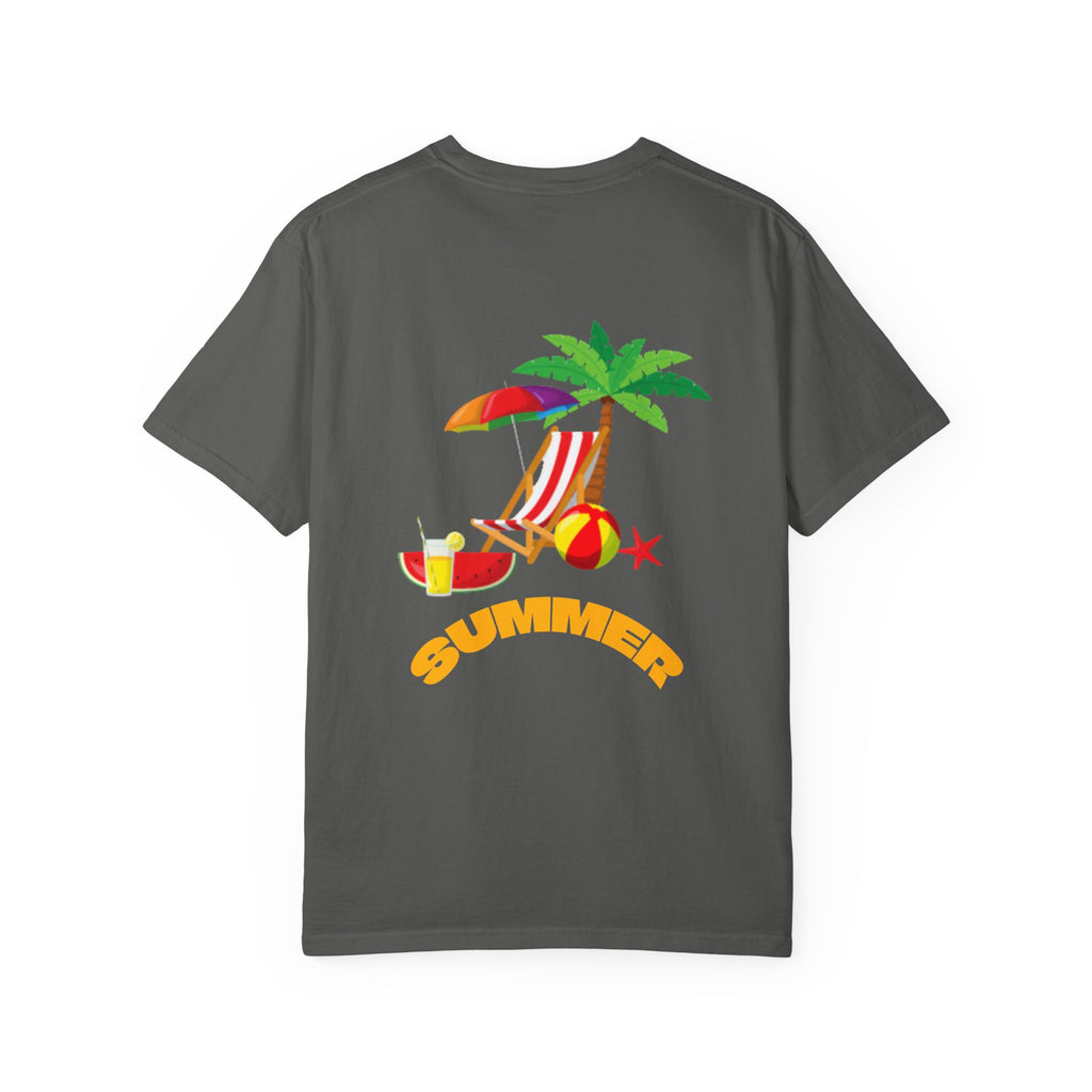 DJ Watermelon T-Shirt — Cute Summer Fruit Graphic Tee with Headphones and summer text