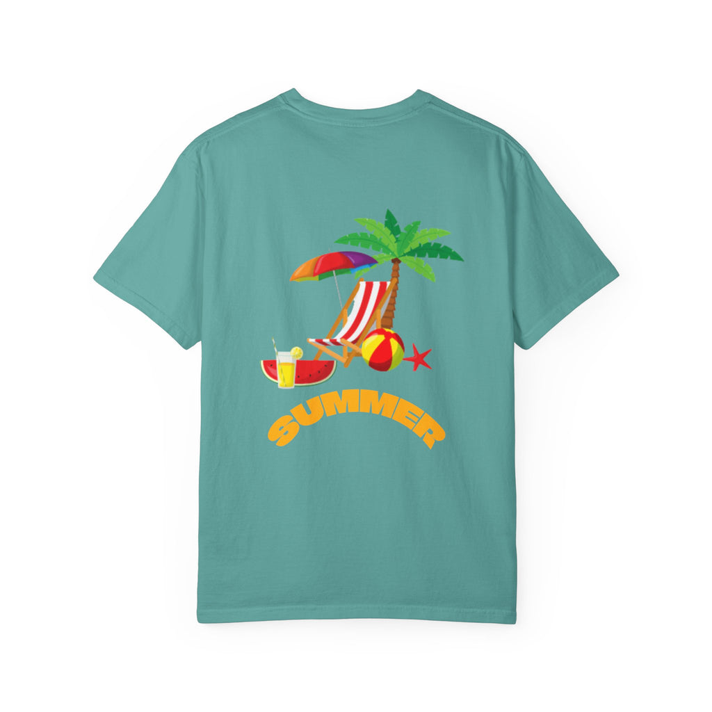DJ Watermelon T-Shirt — Cute Summer Fruit Graphic Tee with Headphones and summer text