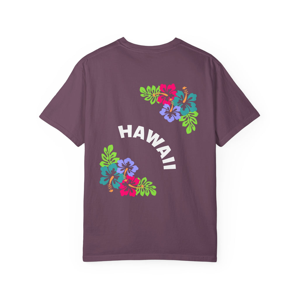 Hawaii Floral T-Shirt — Tropical Hibiscus Graphic Tee