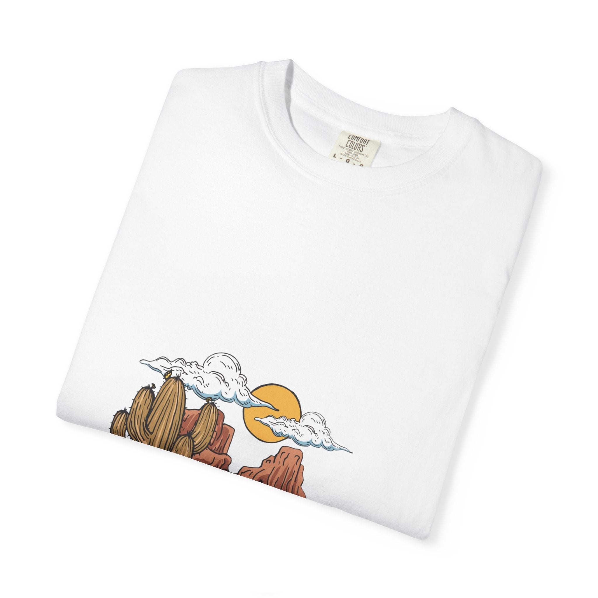 Desert Sunset Tee – Cactus & Mesa Graphic T-Shirt