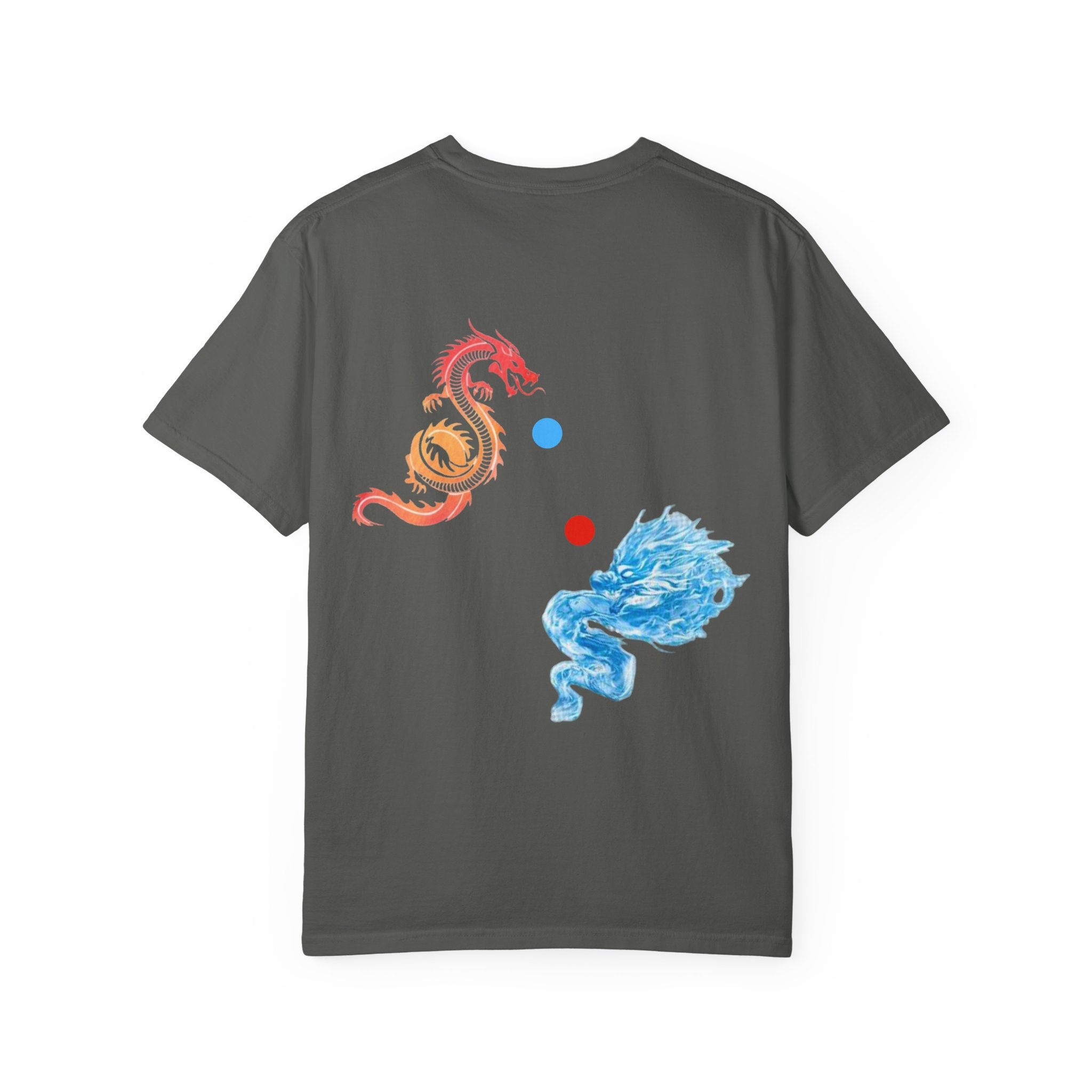 Dragon Yin-Yang T-Shirt — Fire & Water Back Print