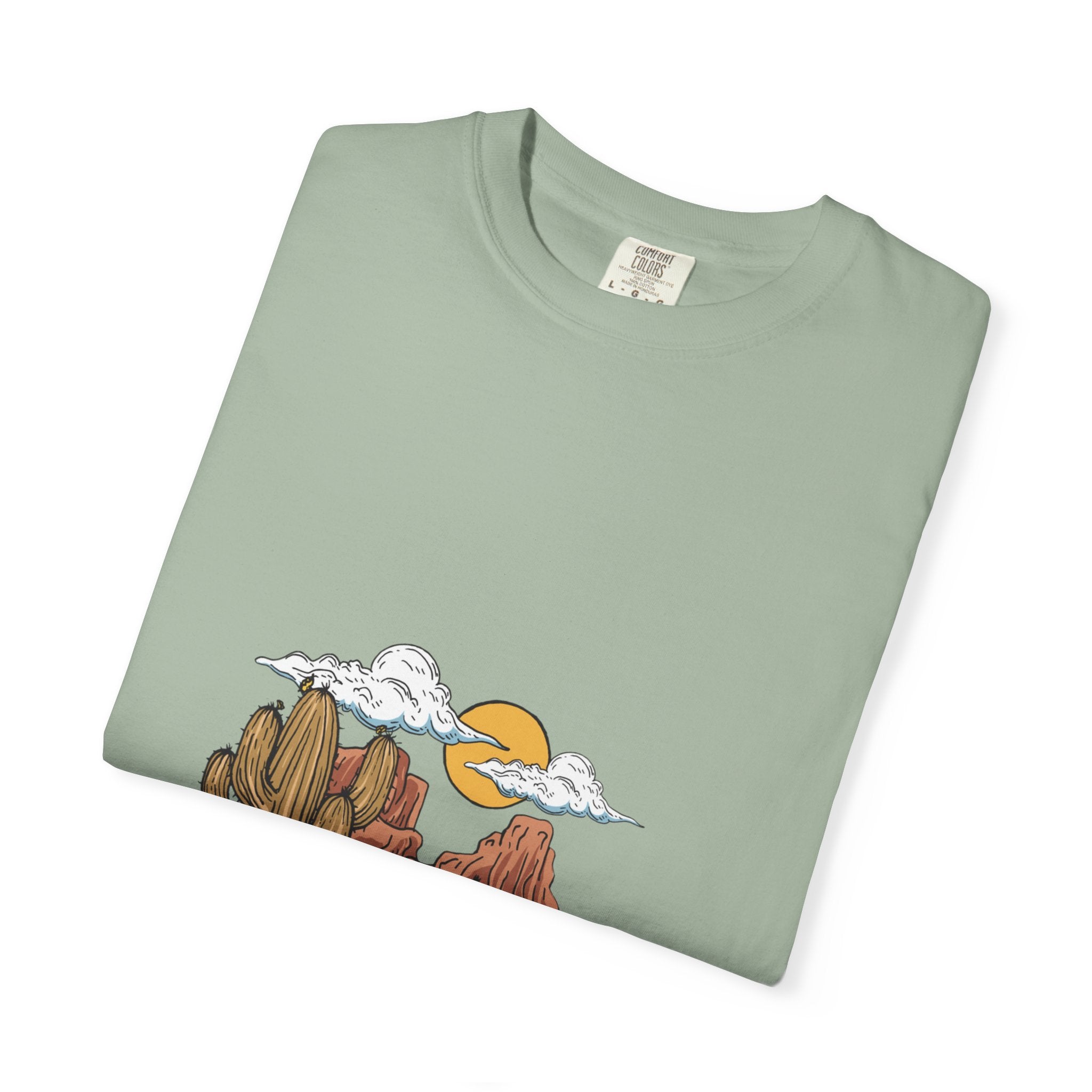 Desert Sunset Tee – Cactus & Mesa Graphic T-Shirt