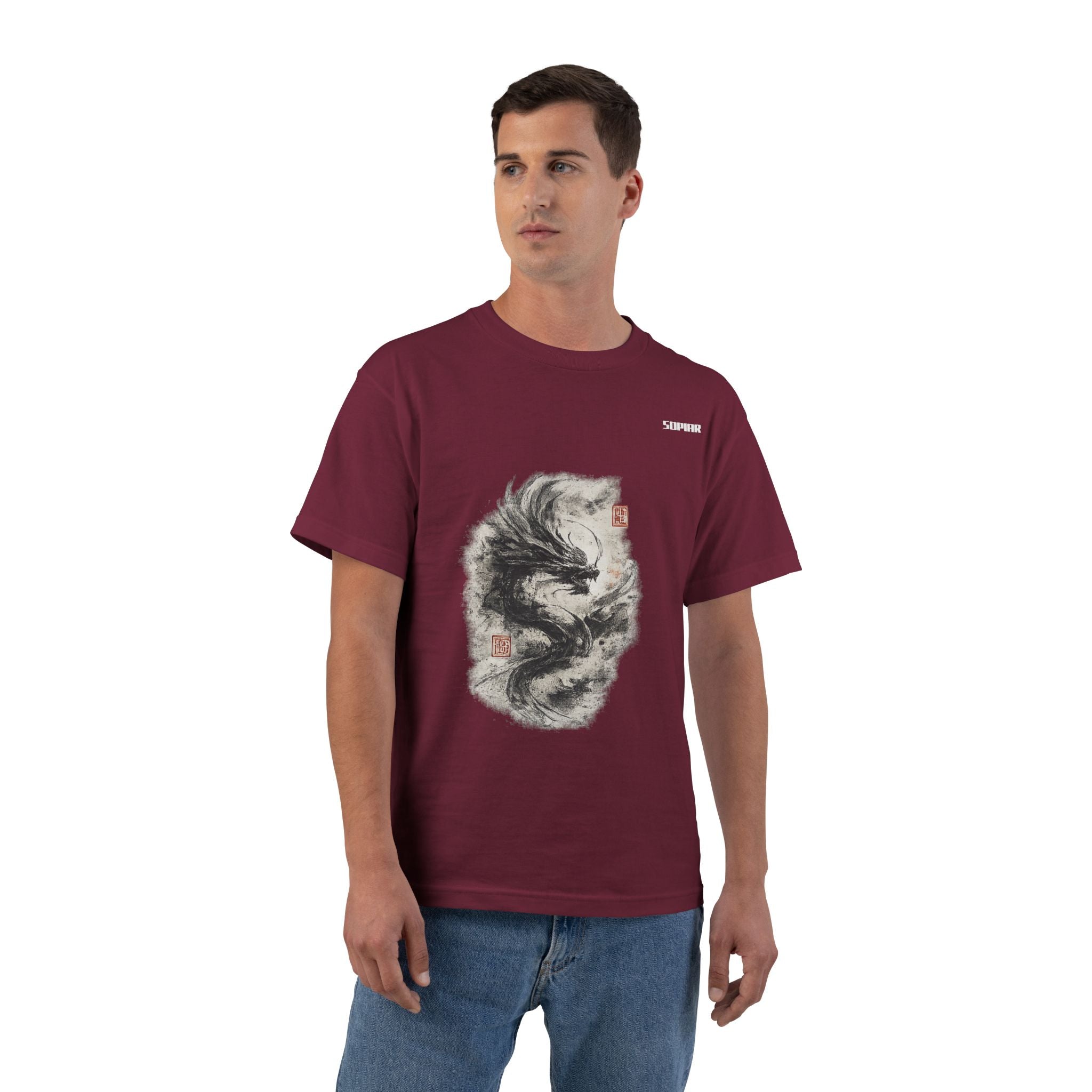 Dragon Ink Brushwork T-Shirt