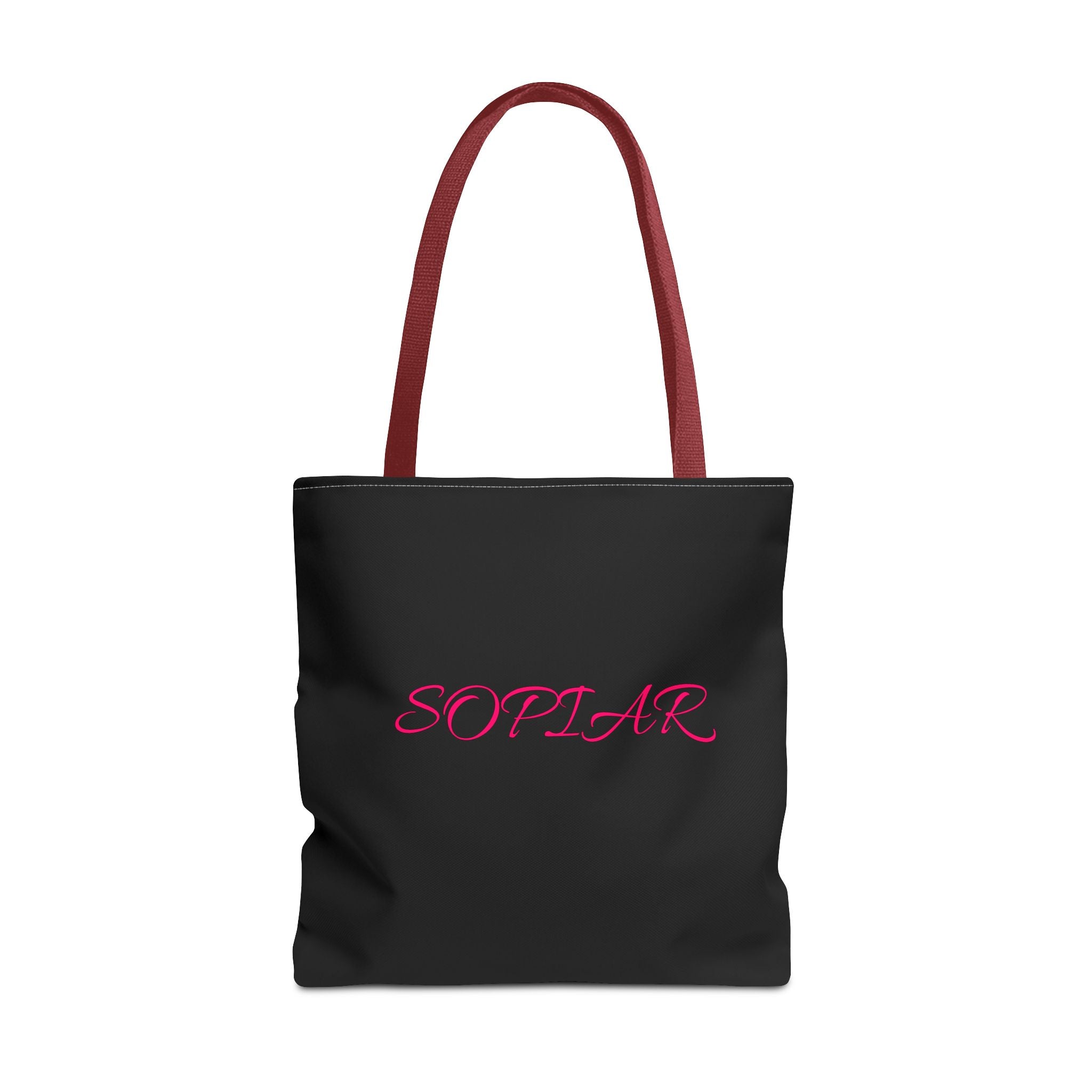 Personalized Script Name Tote Bag — Custom 'SOPHAR' Monogram Canvas Tote