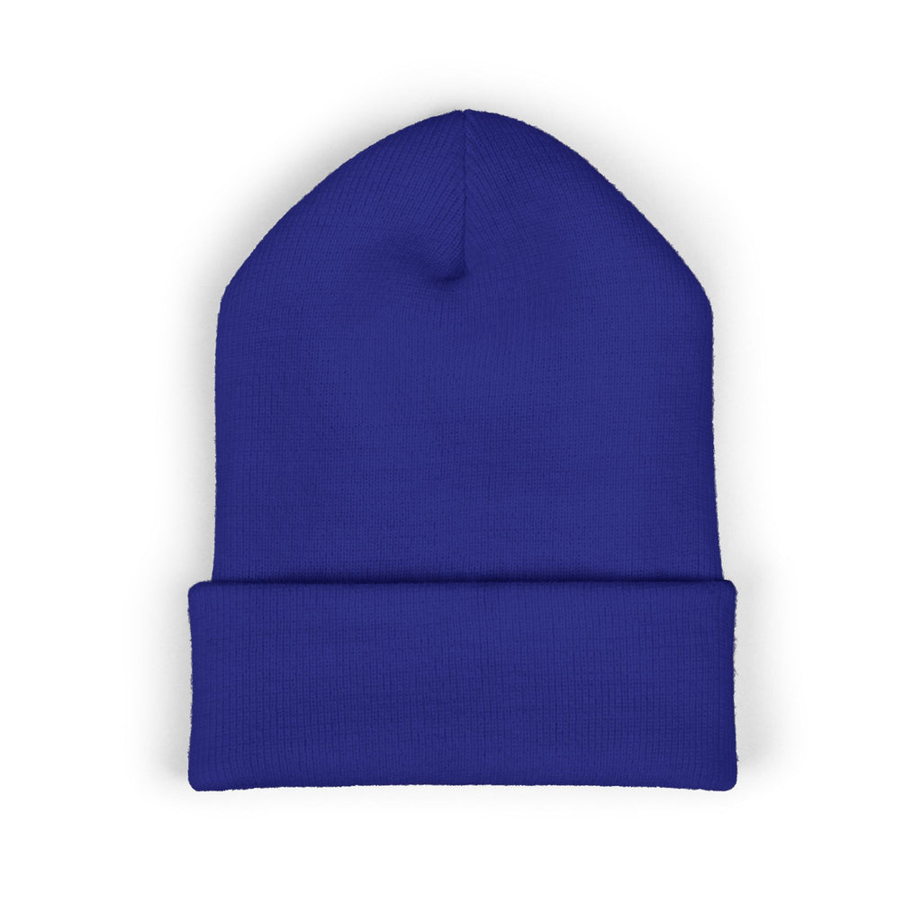 Embroidered 'SOPIAR' Cuffed Beanie — Classic Knit Winter Hat