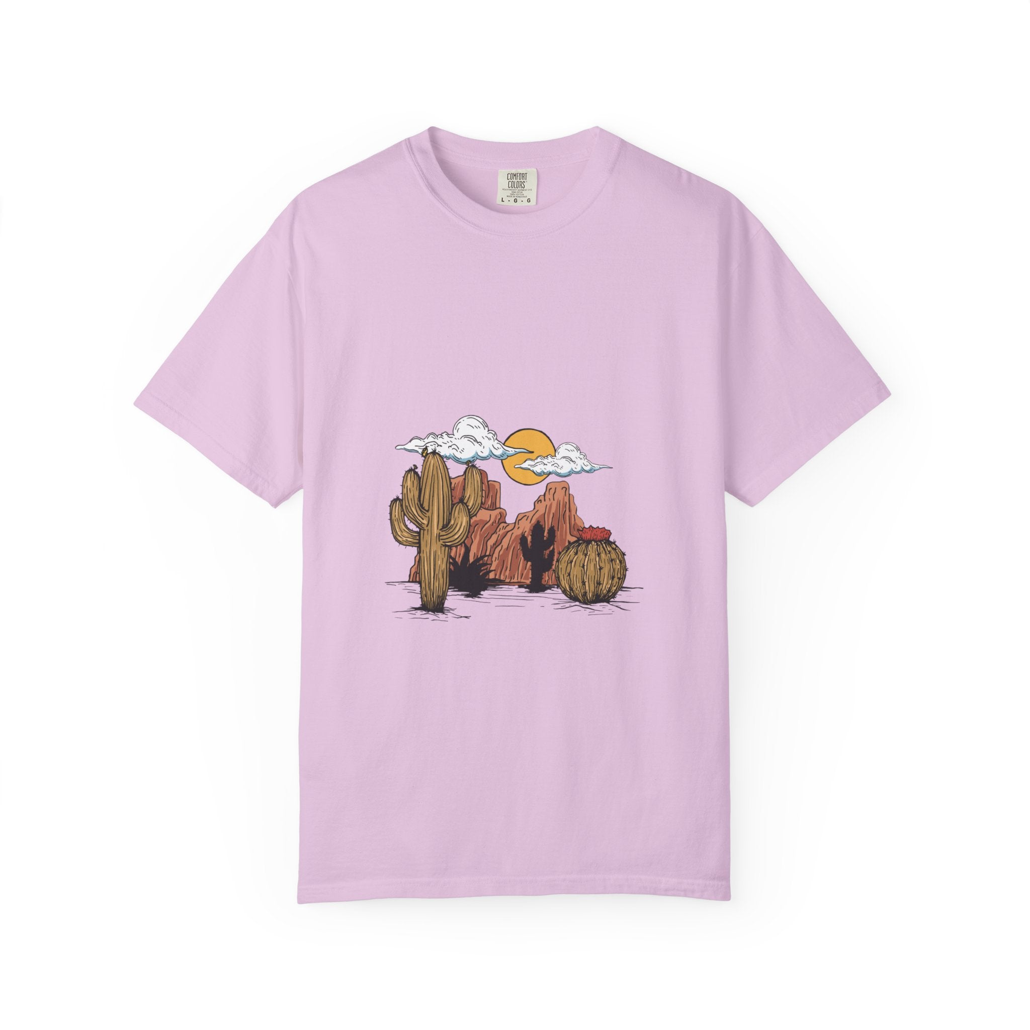 Desert Sunset Tee – Cactus & Mesa Graphic T-Shirt
