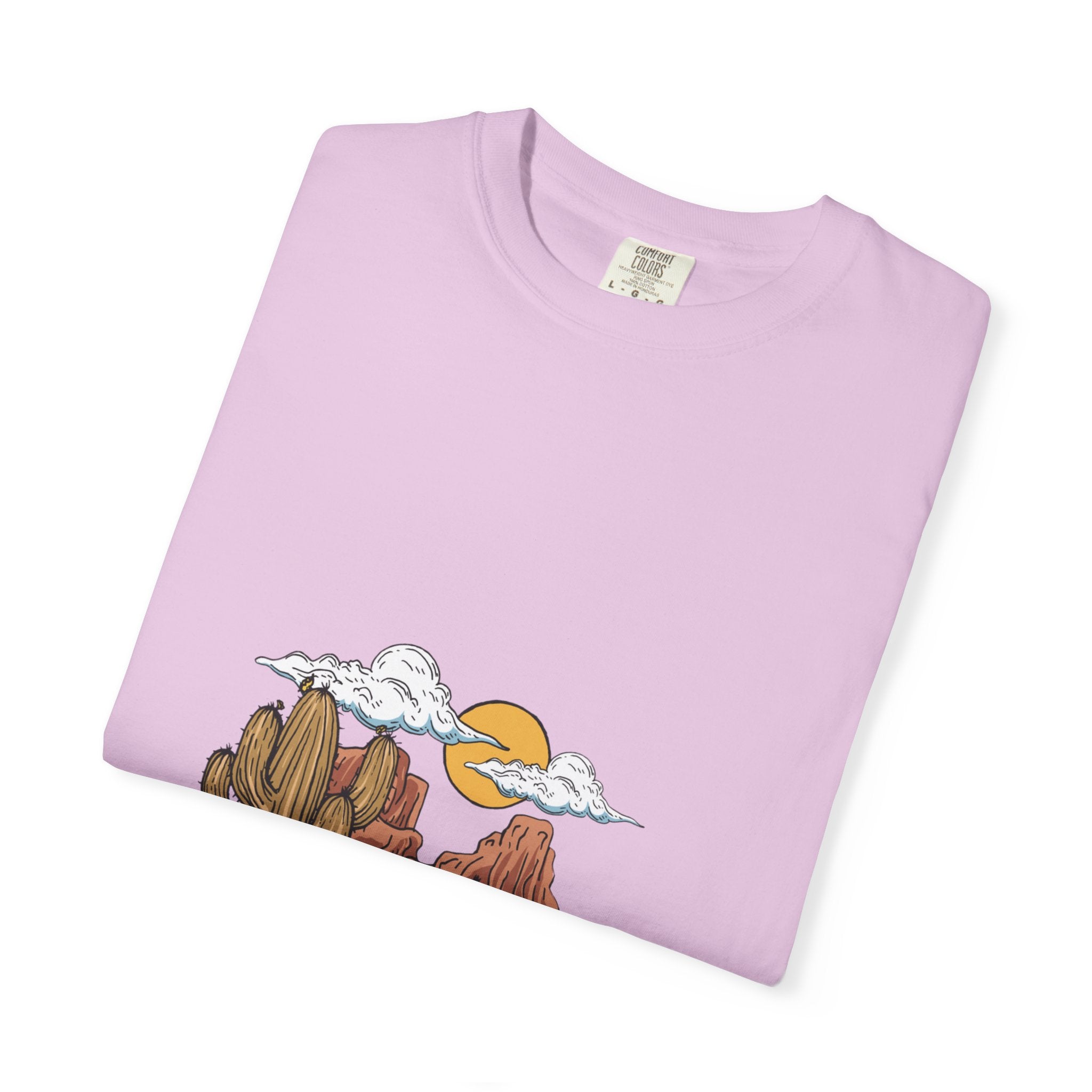 Desert Sunset Tee – Cactus & Mesa Graphic T-Shirt