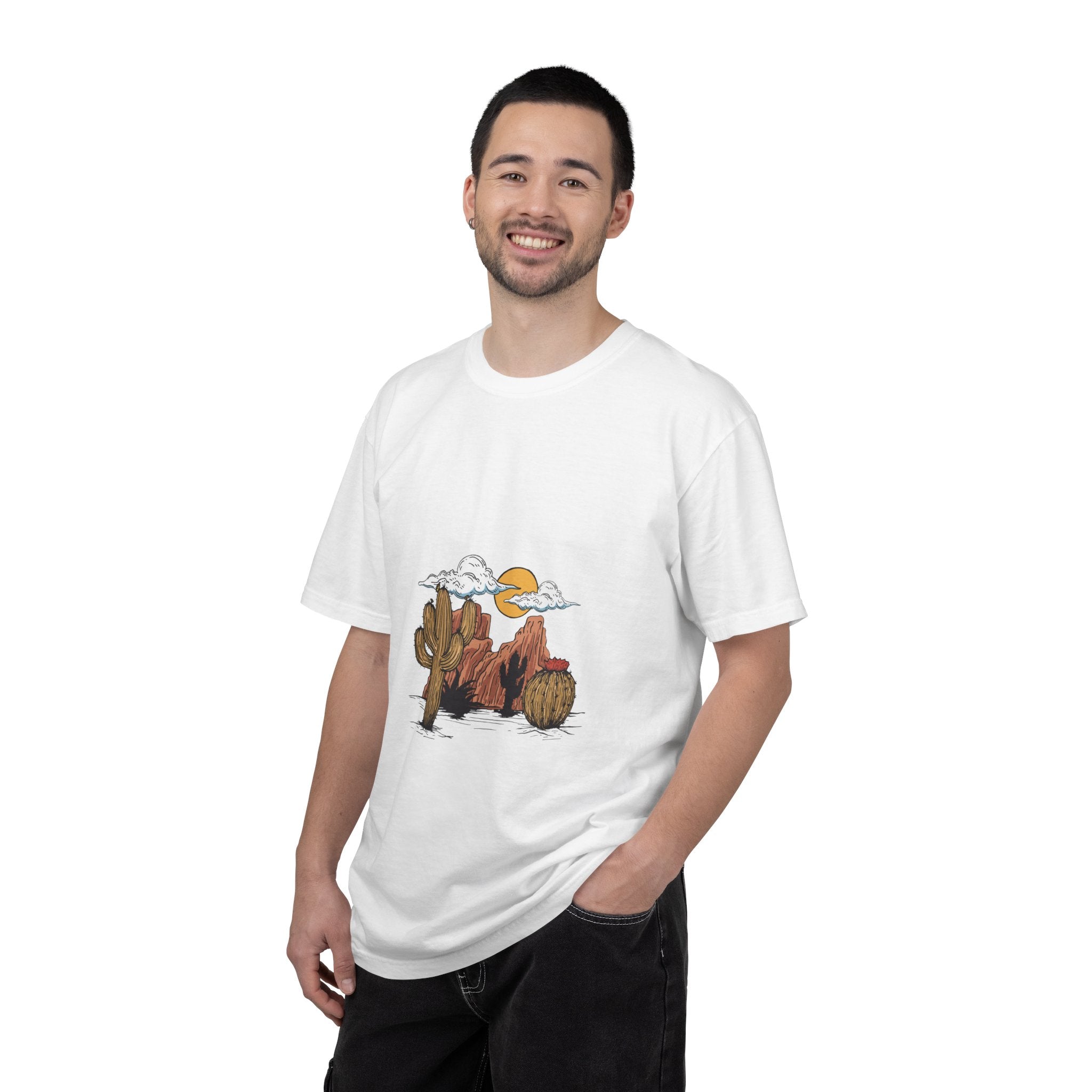 Desert Sunset Tee – Cactus & Mesa Graphic T-Shirt