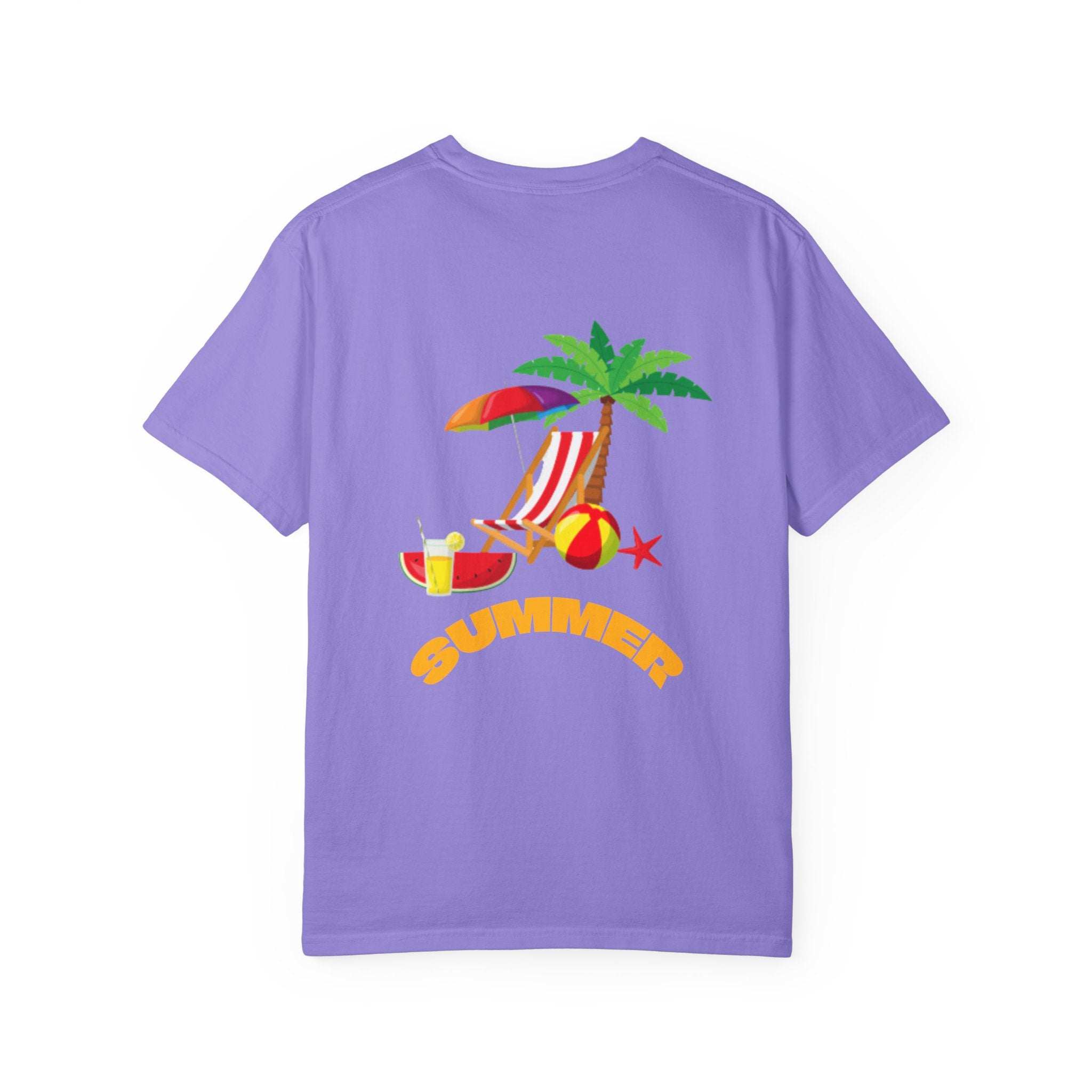 DJ Watermelon T-Shirt — Cute Summer Fruit Graphic Tee with Headphones and summer text