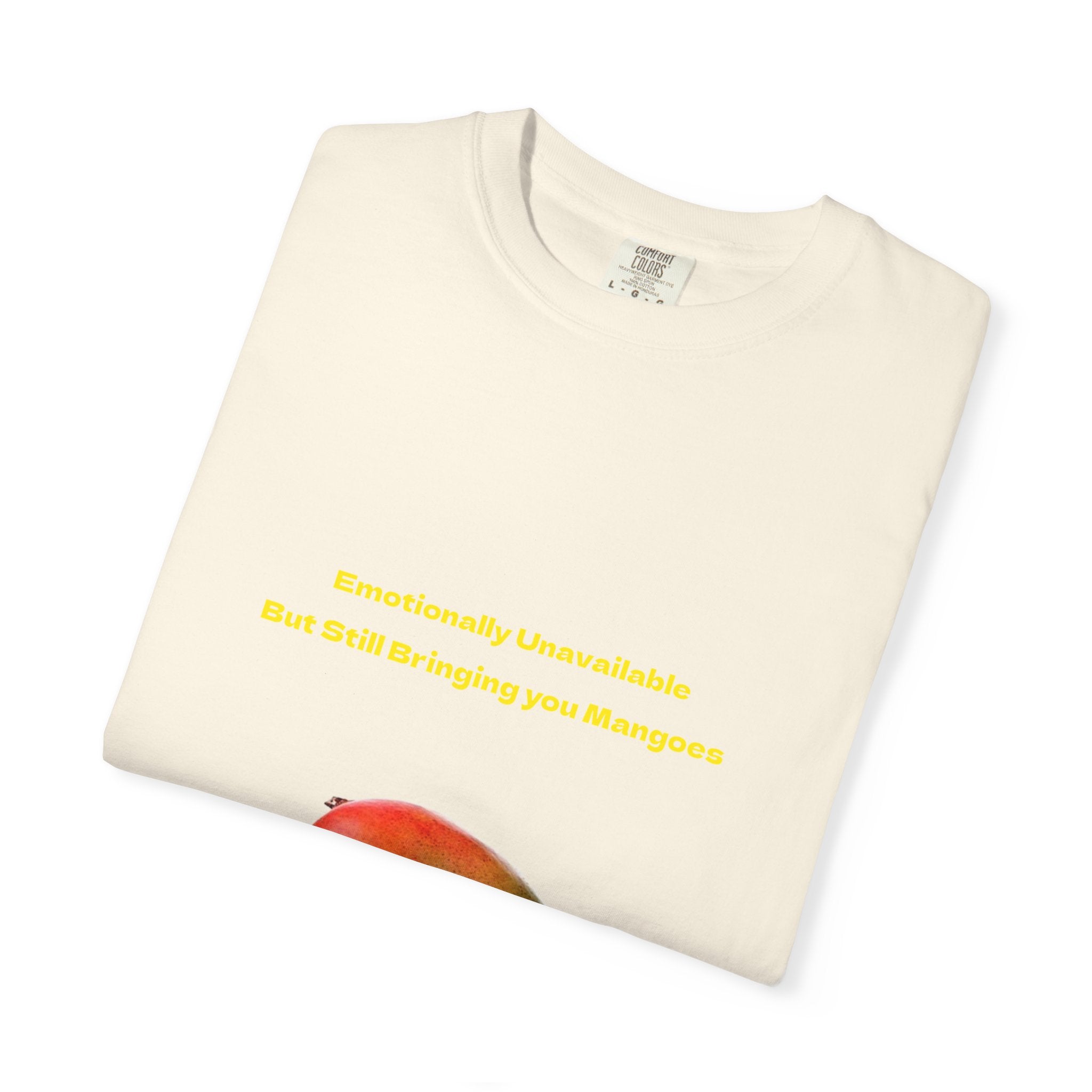 Mango Fruit Graphic T-Shirt — Tropical Sliced Mango Tee