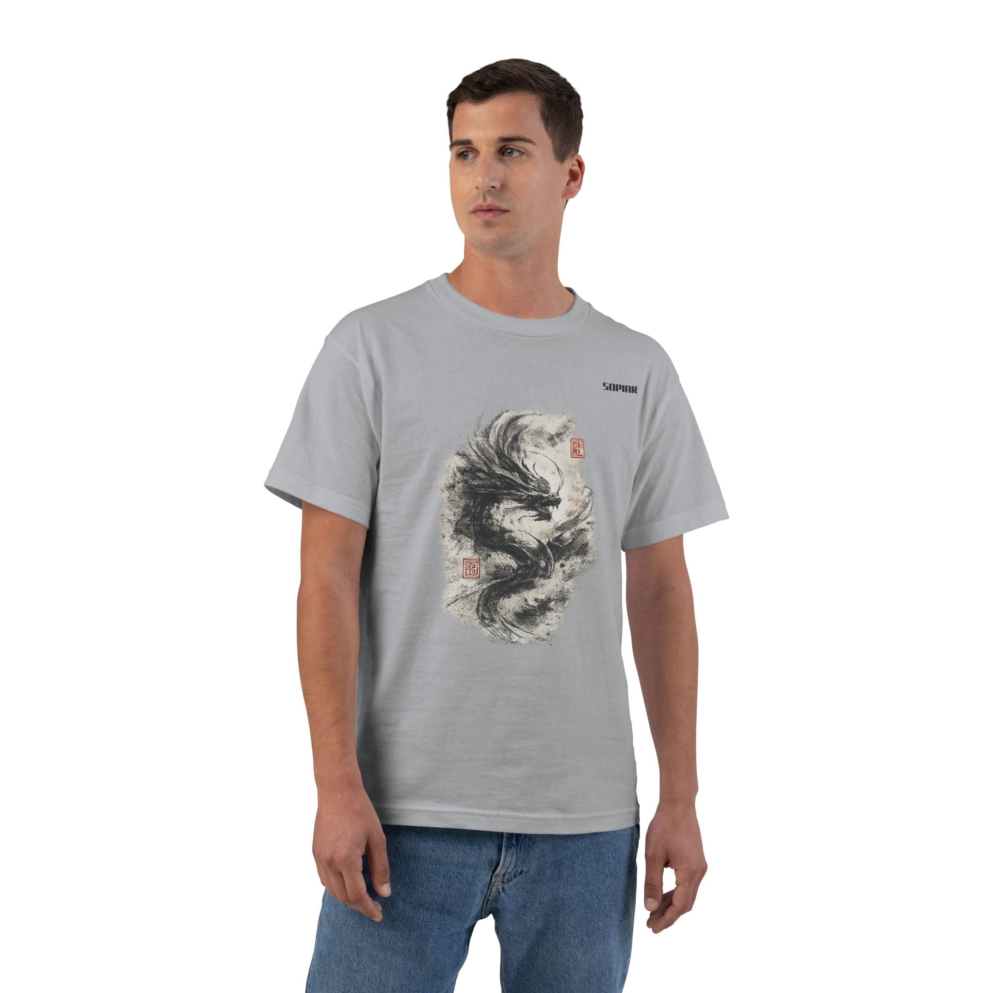 Dragon Ink Brushwork T-Shirt
