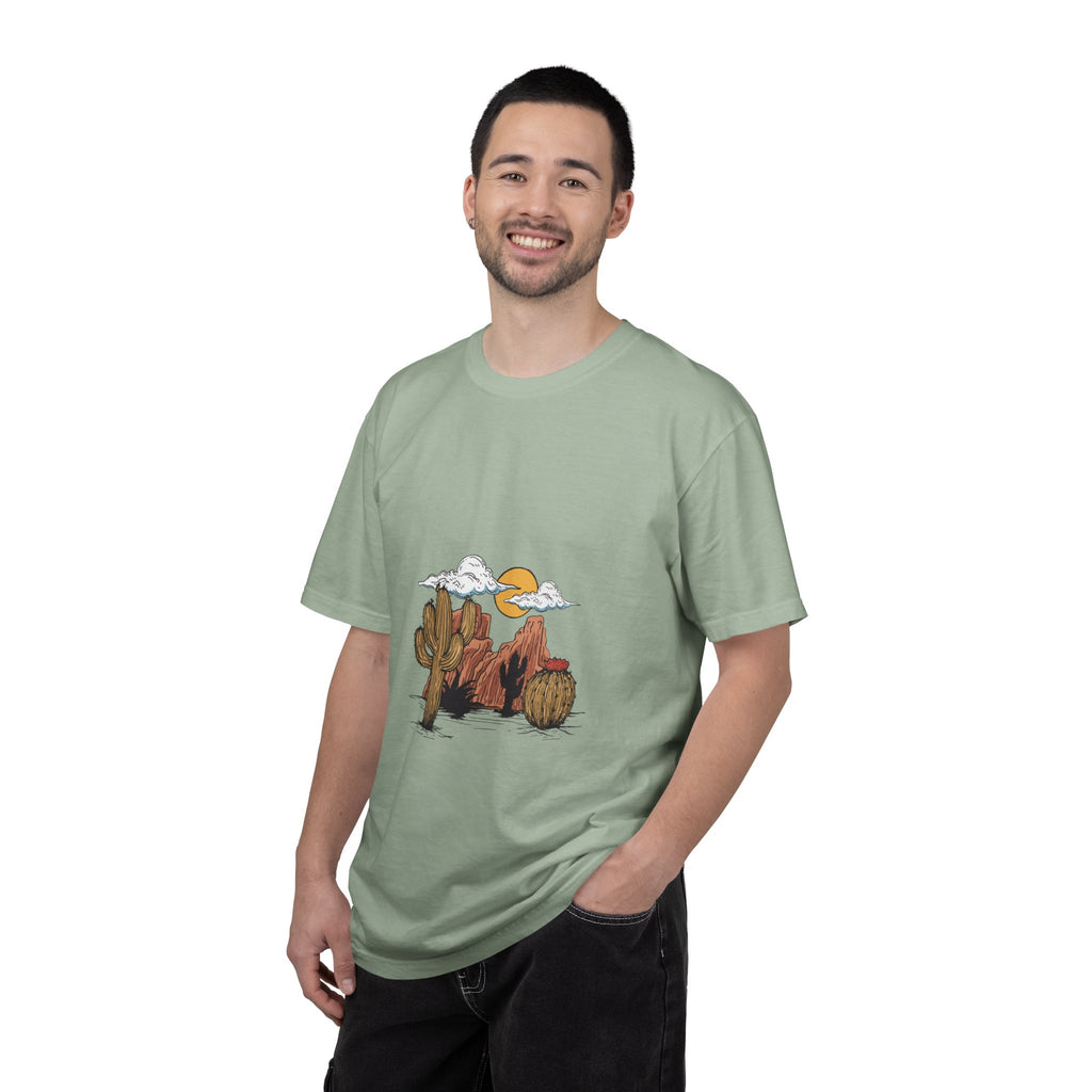 Desert Sunset Tee – Cactus & Mesa Graphic T-Shirt